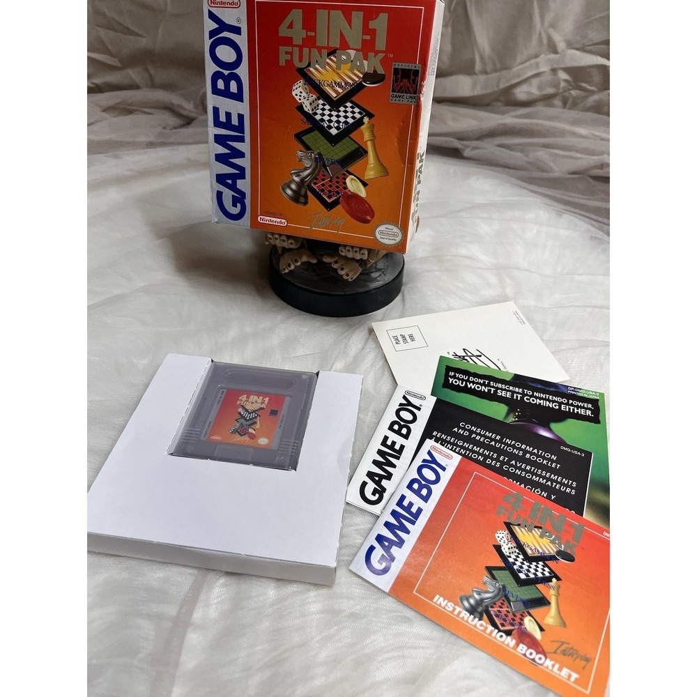 Nintendo Gameboy 4 In 1 Fun Pak Complete Box & Manuals Tested Working - Picture 6 of 9